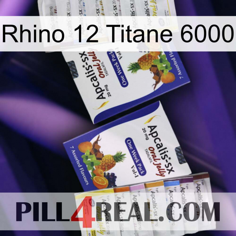 Rhino 12 Titanium 6000 12